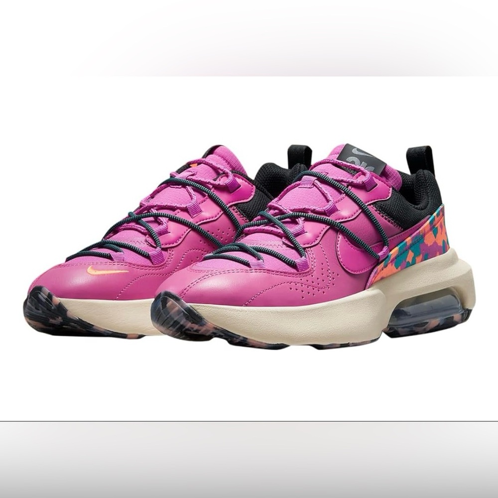 Nike Women's Pink Tan and Black Sneakers